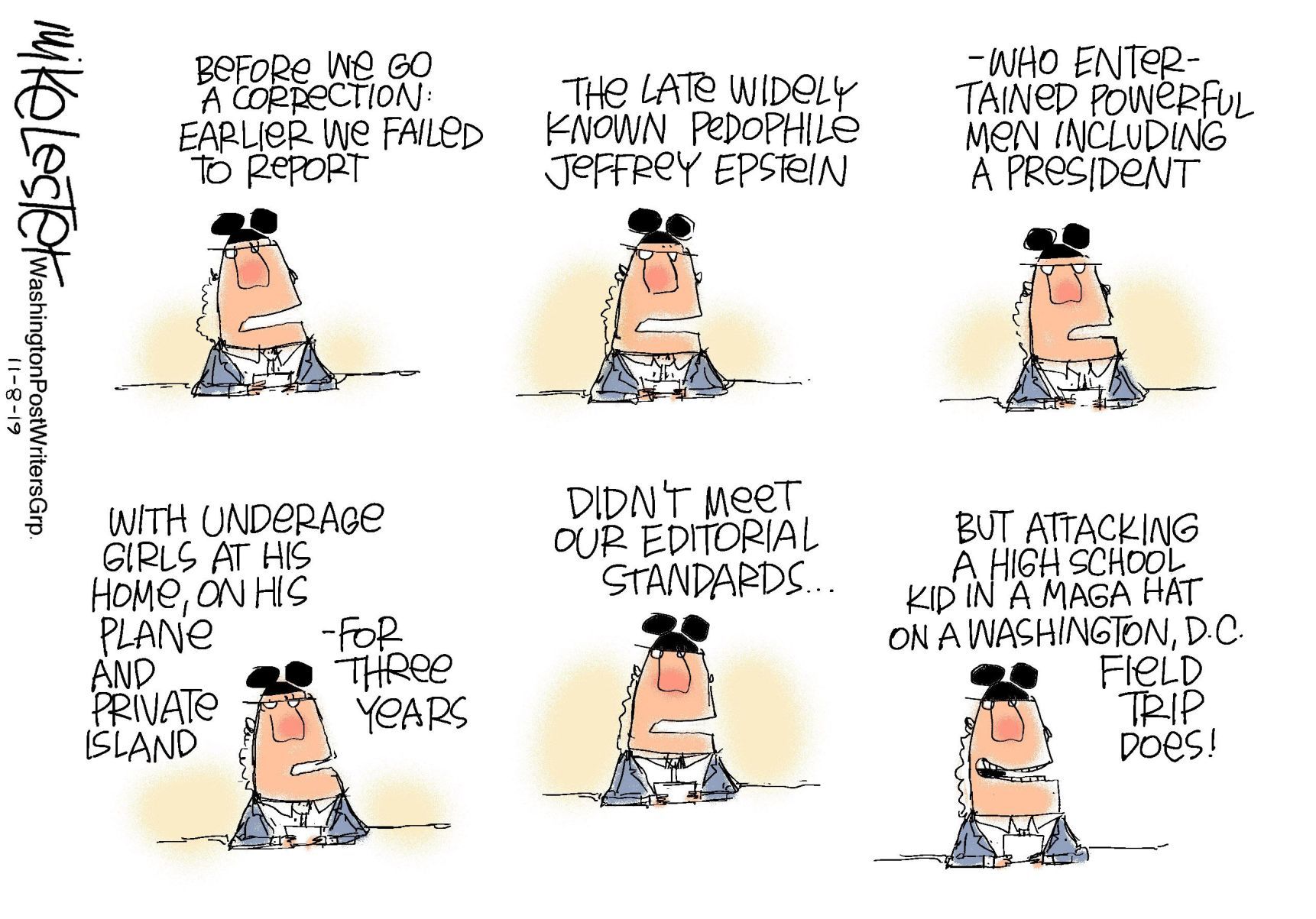 Mike Lester cartoon